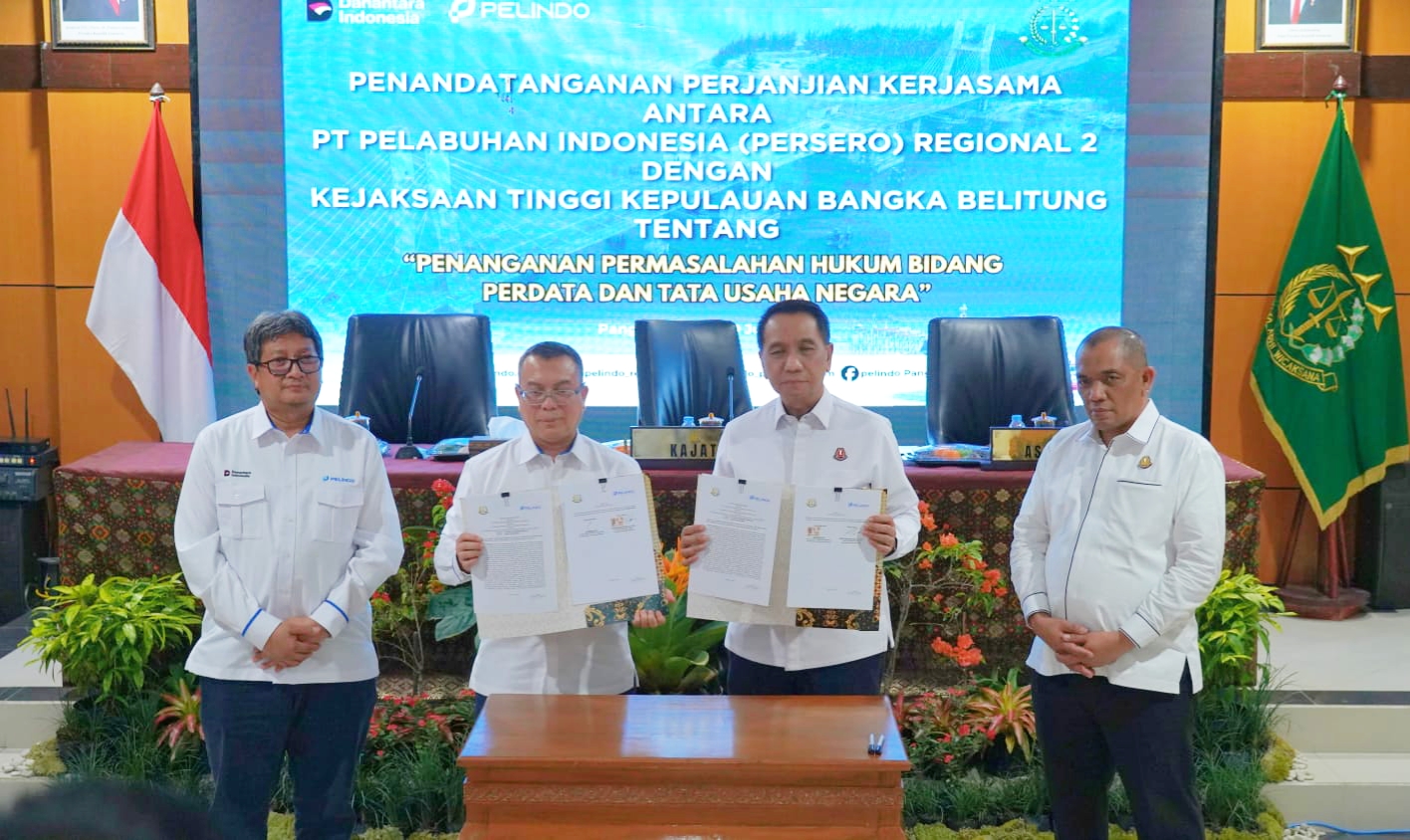 Kejati Bangka Belitung dan Pelindo Regional 2 Perkuat Sinergi Penanganan Hukum