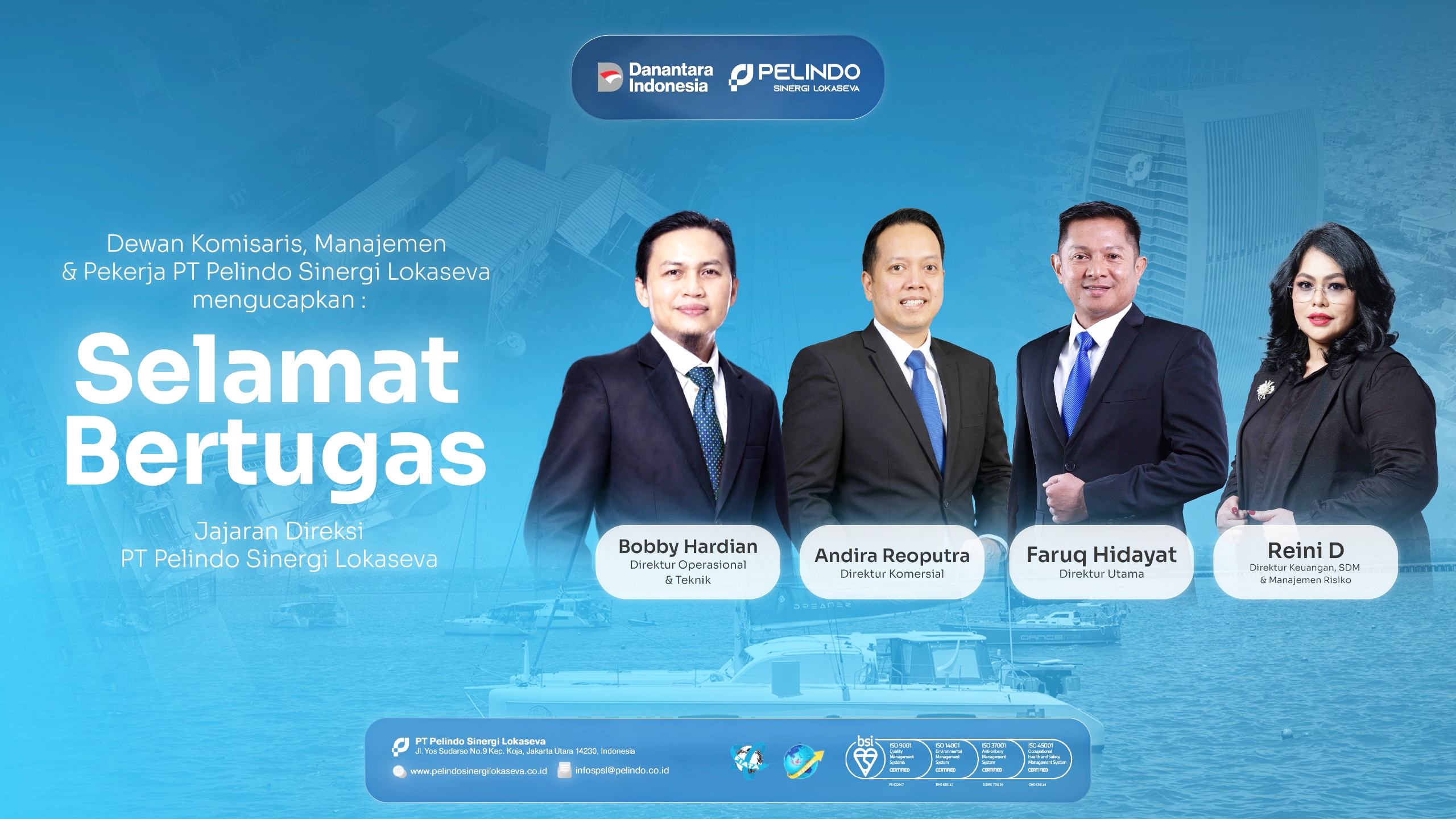 PT Pelindo Sinergi Lokaseva Rombak Susunan Baru Direksi untuk Dukung Transformasi dan Tata Kelola Perusahaan