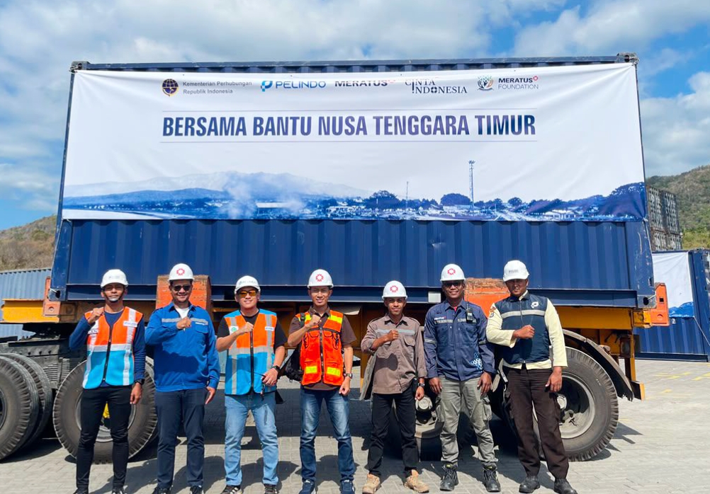 Dukung Pemulihan NTT, Kemenhub dan PT Meratus Salurkan Bantuan Kemanusiaan