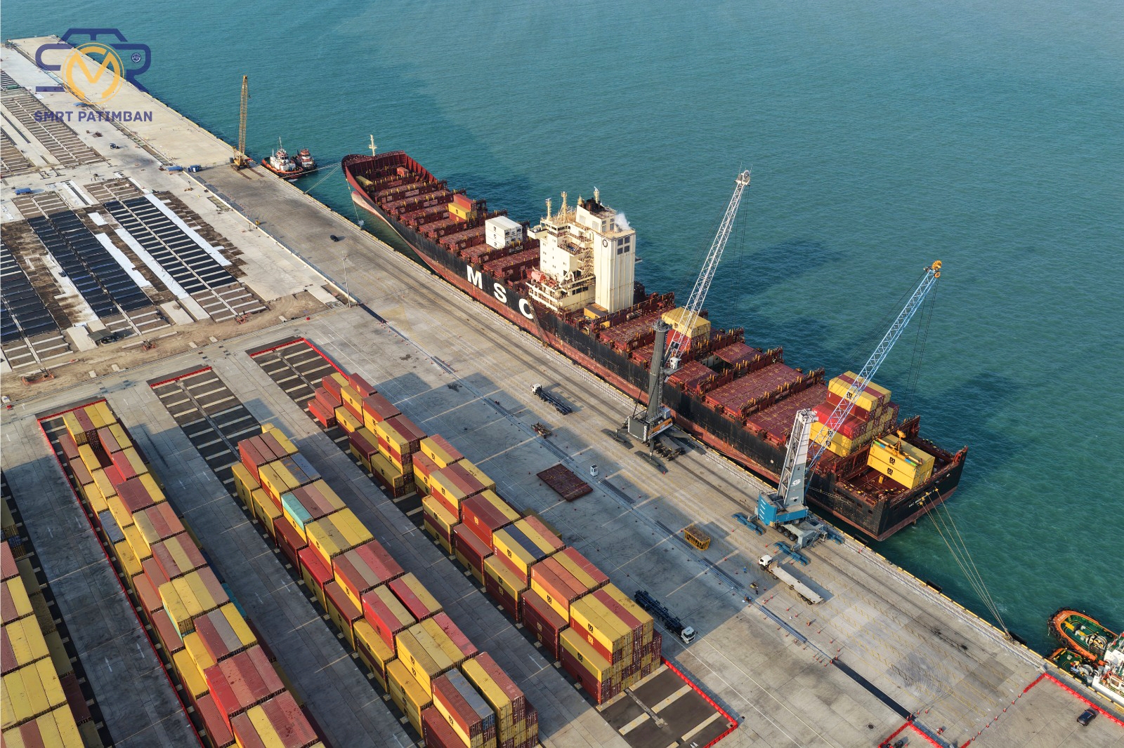 Pelabuhan Patimban Perdana Layani Kapal Peti Kemas Besar Kelas Panamax